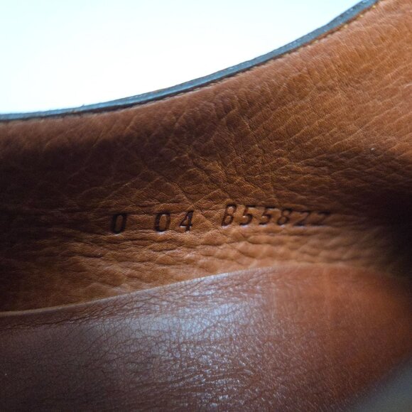 Alan Payne Deer Leather Oxford Split Toe Shoes Handmade 8.5 M Winbley Cognac - Picture 7 of 11